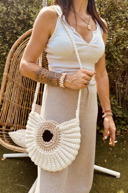 Sac en macramé